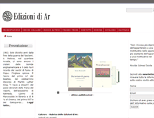 Tablet Screenshot of edizionidiar.it